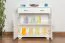 2 Drawer, 2 Door Sideboard Pipilo 16, solid pine wood, white varnished - H88 x W95 x D54 cm