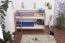 Bunk bed / Children's bed Moritz, solid beech wood, convertible, clearly varnished, incl. slatted bed frame - 90 x 200 cm