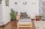 Futon bed / solid wood bed solid pine natural A9, incl. slatted frame - dimensions 90 x 200 cm