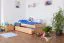 Children's bed / kid bed "Easy Premium Line" K1/1h incl. 2nd kid bed and 2 cover panels, 90 x 200 cm, solid beech wood nature