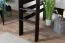 Loft Bed 90 x 190 cm | Easy Premium Line K22/n | Solid Beech Wood | Chocolate Brown | Convertible