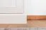Hinged door cabinet / Wardrobe Badile 11, Colour: Pine White / Brown - 187 x 57 x 39 cm (h x w x d)