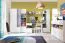 Children's Room Shelf Lede 04 | Grey/White | 190 x 60 x 40 cm | Modern Storage Solution