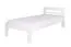 White Children's Bed | Modern Youth Bed Solid Pine 74 | Includes Slatted Frame | 90 x 200 cm | High Quality Finish