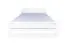 Modern Youth Bed Solid Beech Wood 115 in White | Slatted Frame Included | 160 x 200 cm | Robust & High-Quality Craftsmanship