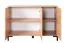 Pandrup 10 Chest of Drawers | Oak Finish | 83 x 120 x 40 cm | 3 Doors, 4 Compartments