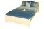 Single bed / guest bed solid pine solid wood natural 78, incl. slatted frame - dimensions 120 x 200 cm