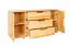 Chest of Drawers Solid Pine Solid Wood Natural 004 | 80 x 160 x 47 cm | Modern Design, Spacious Storage