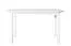 White Solid Pine Table Junco 229B | Modern Dining Table | 75 x 130 cm | Kitchen Table | Durable Craftsmanship