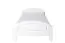 White Children's Bed | Elegant Youth Bed Solid Pine 88 | 90 x 200 cm | Slatted Frame Included | Quick Assembly