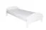 White Children's Bed | Elegant Youth Bed Solid Pine 88 | 90 x 200 cm | Slatted Frame Included | Quick Assembly