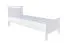 White Children's Bed Solid Pine 70 | Youth Bed with Slatted Frame | 80 x 200 cm | Modern Design