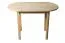 Solid Pine Wood Table Natural 004 (Round) | 115 x 70 cm | Premium Craftsmanship | Modern Design