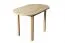 Solid Pine Wood Table Natural 004 (Round) | 115 x 70 cm | Premium Craftsmanship | Modern Design