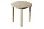 Side Table 003, pine wood, solid, clearly varnished - H75 cm - Ø110 cm 