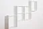 Hanging rack/wall shelf pine solid wood white Junco 281 - Dimensions: 120 x 146 x 20 cm (h x W x d)