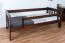 Children's Bed / Junior Bed Solid Pine Wood Walnut Finish 95 | 90 x 200 cm | Includes Slatted Frame