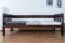 Children's Bed / Junior Bed Solid Pine Wood Walnut Finish 95 | 90 x 200 cm | Includes Slatted Frame