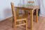 Table Pine Solid wood Alder color Junco 239A - 80 x 80 cm (W x D)
