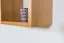 Hanging rack/Wall shelf Pine solid wood Alder color Junco 284 - Dimensions: 66 x 108 x 20 cm (h x W x d)