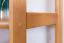 Shelf/corner shelf pine solid wood Alder color Junco 58 - Dimensions: 200 x 71 x 54 cm (H x W x D)