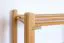 Shoe rack Beech Solid wood Alder color Junco 223 - Dimensions: 100 x 58 x 28 cm (H x W x D)