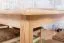 Solid Pine Wood Dining Table | Natural Finish | Junco 228C | Square | 120 x 70 cm