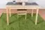 Solid Pine Wood Dining Table | Natural Finish | Junco 228C | Square | 120 x 70 cm