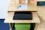 Desk solid, natural pine Junco 188 - Dimensions 106 x 120 x 57 cm