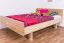 Children's Bed / Youth Bed Solid Beech Wood Natural 116B | Slatted Frame Included | 200 x 140 cm