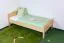 Children's Bed / Youth Bed Solid Beech Wood Natural 113C | 100 x 200 cm | Includes Slatted Frame | Premium Quality