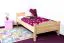 Children's Bed / Youth Bed Solid Beech Wood Natural 113C | 100 x 200 cm | Includes Slatted Frame | Premium Quality