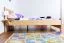 Children's Bed or Youth Bed | Solid Beech Wood Natural Finish | 140 x 200 cm | Slatted Frame Included