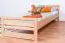 Children's bed / Teen bed solid, natural beech wood 115, including slatted frame - Measurements 100 x 200 cm