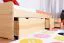 Single bed / functional bed solid pine solid wood natural 94, incl. slatted frame - dimensions 90 x 200 cm
