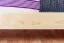 Single bed / guest bed solid pine solid wood natural 87, incl. slatted frame - dimensions 140 x 200 cm