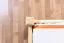 Double bed / guest bed solid pine solid wood natural 85, incl. slatted frame - dimensions 160 x 200 cm
