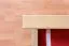 Double bed / guest bed solid pine solid wood natural 69, incl. slatted frame - 160 x 200 cm (W x L)