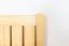 Children's bed / youth bed solid pine solid wood natural 65, incl. slatted frame - 140 x 200 cm (W x L)