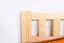Children's Bed or Youth Bed | Solid Pine Wood | Natural Finish | Slatted Frame Included | 80 x 200 cm