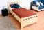 Single bed / guest bed solid pine natural 68, incl. slatted frame - 90 x 200 cm