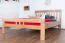 Easy Premium Line Double Bed K8 | Extra Length 140 x 220 cm | Solid Natural Beech Wood | Modern Design