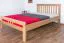 Easy Premium Line Double Bed K8 | Extra Length 140 x 220 cm | Solid Natural Beech Wood | Modern Design