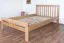 Easy Premium Line Double Bed K8 | Extra Length 140 x 220 cm | Solid Natural Beech Wood | Modern Design