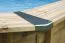 Stainless steel corner joints for Sunnydream 06 and 07 wooden pools