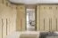 Top unit for closet Edegem 03 | ABS edges | color: oak Cremona | 100 x 61 x 40 cm | 2 doors | 1 large compartment