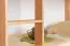 Bunk bed for adults "Easy Premium Line" K20/n incl. 2 drawers and 2 cover panels, straight headboard and footboard, solid natural beech wood - mattress base: 90 x 200 cm, divisible