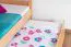 Easy Premium Line K21/h Bunk Bed | Solid Beech Wood | 90 x 200 cm | Divisible | Rounded Headboard & Footboard