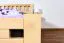 Children's Bed or Youth Bed | Solid Beech Wood Natural Finish | 140 x 200 cm | Slatted Frame Included