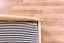 Double bed / guest bed solid pine solid wood natural 87, incl. slatted frame - 160 x 200 cm (W x L)